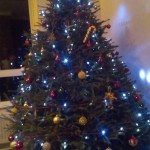 decorated Christmas tree from Meadow Lane Christmas Tree Farm Galway